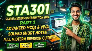 STA301 Midterm Exam Preparation 2026 Part 2 | Subjective + Objective Questions | Important MCQs