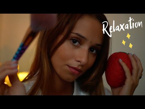 ASMR FRANÇAIS - Je chuchote très très près de tes oreilles... (whispering, visuels, close up)