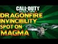 Black Ops 2 Glitches: Invincibility Dragonfire Spot on Magma