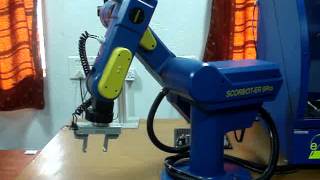 waist movement-Scorbot ER9 -CIM lab IITKGP
