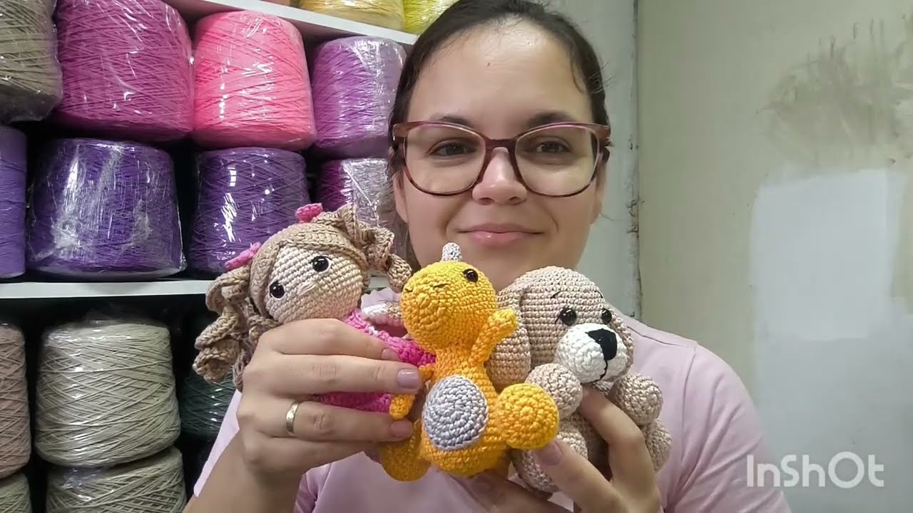 Tá com o fofurometro ligado por aí?/pois hoje venho mostrar essa reposição super fofa de amigurumis 