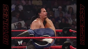 Bradshaw vs. Steven Richards - Hardcore Championship | WWE RAW (2002)
