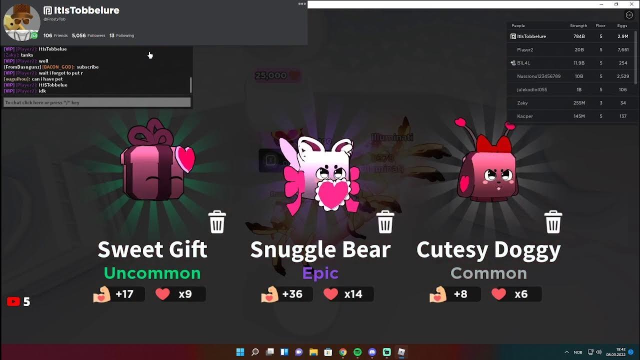 GIVING FREE PETS TO SUBS 😈 [5X LUCK!] Devious Lick Simulator 😈 cus why