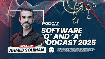 PodCAT S03 E04 | Software Q&A: Ahmed Soliman