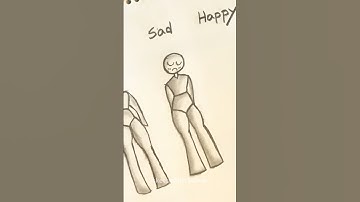 How to draw Stickman body ( 3 different styles ) #drawing #art #shorts #stickman #body #pose