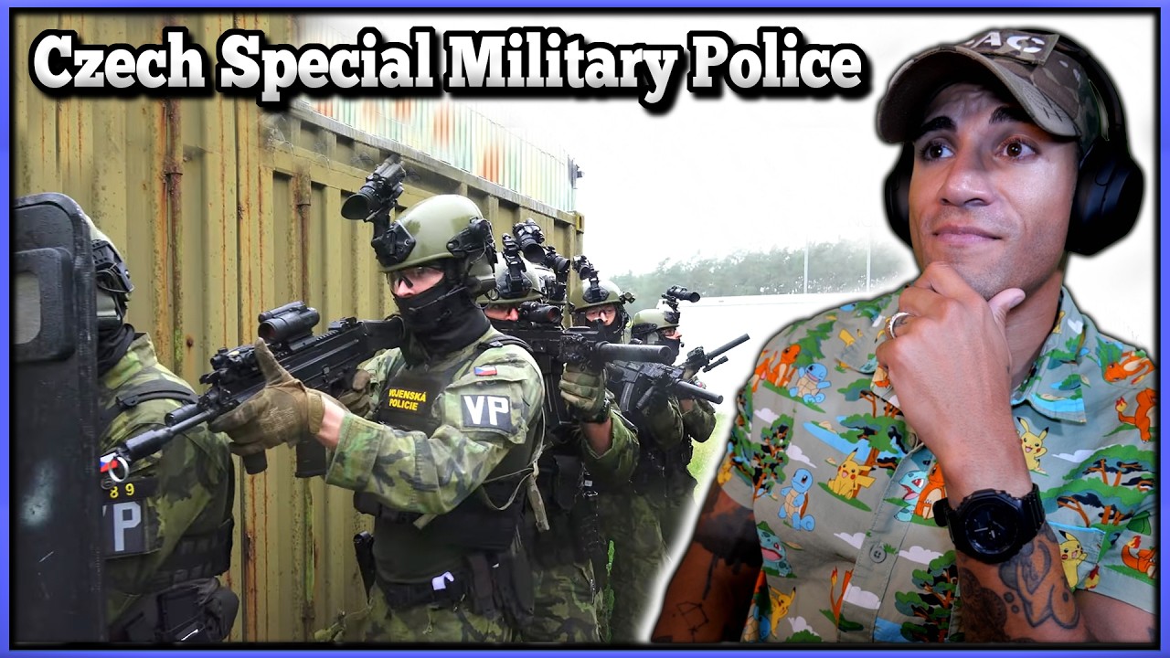 Czech Special Military Police show off their skills! - Marine reacts