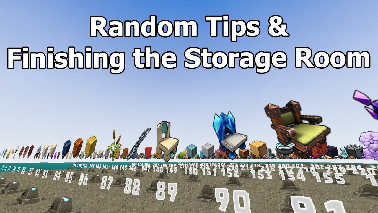 RANDOM TIPS! and Finishing the Storage Room! - Creatinators (85) - Creativerse Let's Play