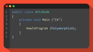 C# Master Course Part 17 - Polymorphism in C# | AttiDude