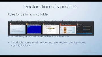 C lec_3 tutorial in hindi (variable declaration and assignment)