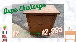 DIY High End Furniture Dupe// Tree of Life Nightstand Cabinet// Dupe Challenge