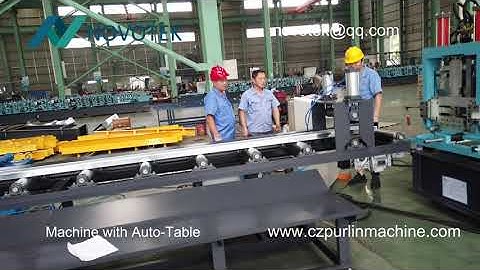 CZ Purlin Machine with Auto- Push Table