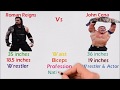 Roman Reigns vs John Cena Comparison