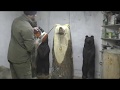 Медведь из валежника, Детализация медведя, Bear from, Wood carving, Bear made of wood