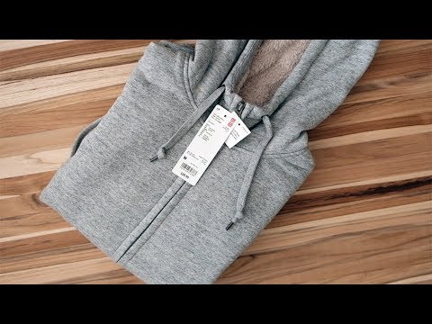uniqlo fleece lined hoodie