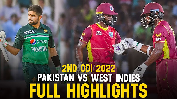 Full Highlights | Pakistan vs West Indies | 2nd ODI, 2022 | PCB | MR1K