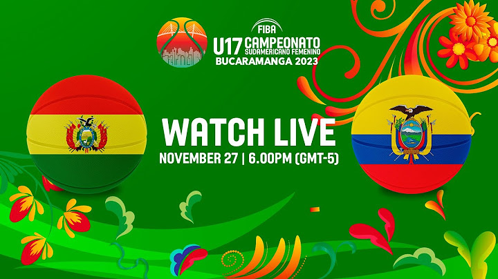 Bolivia v Ecuador | Full Basketball Game | South American U17 Women's Championship 2023