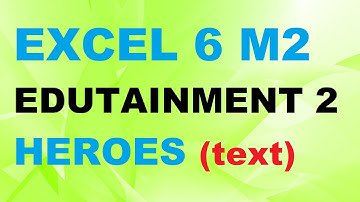 EXCEL 6 for KZ M2  EDUTAINMENT 2 "HEROES" text