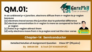 Ch14QM01 Semiconductor Electronics Assignment Solutions