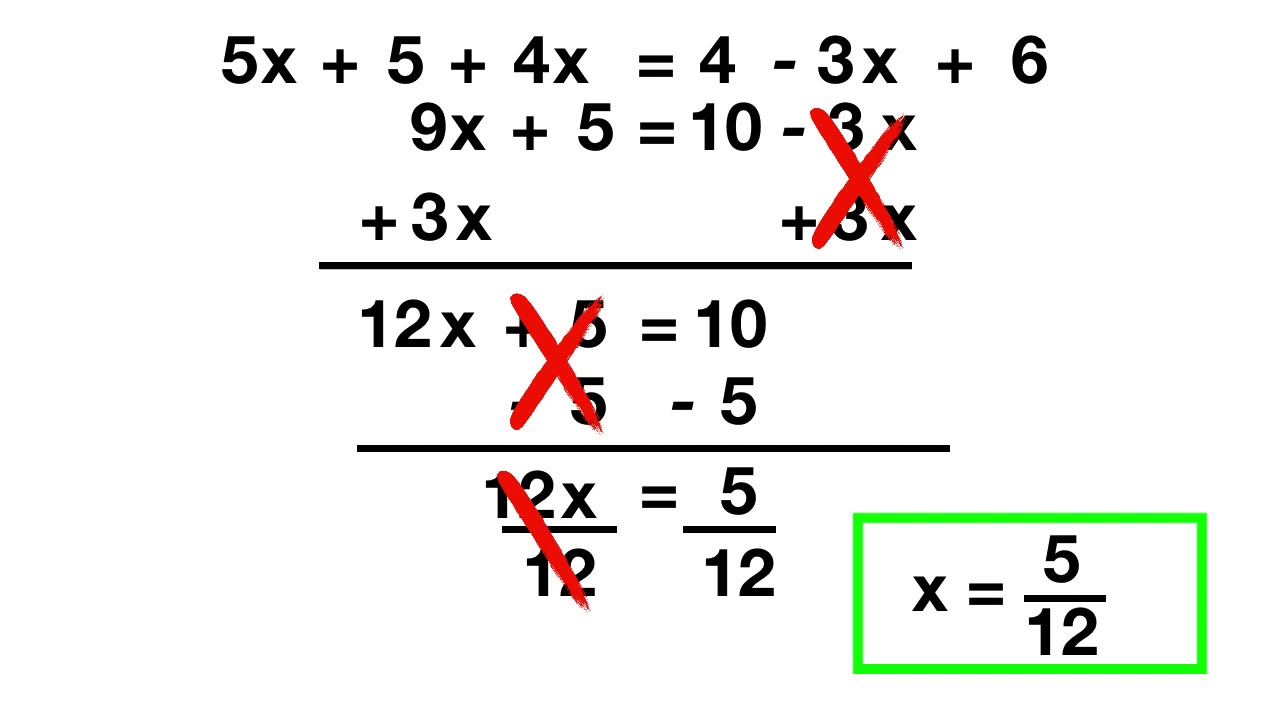 multi-step-equations-variables-on-both-sides-youtube