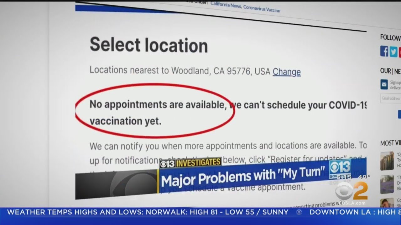 MyTurn COVID Vaccine Appointment Website Gets Low Marks From Critics