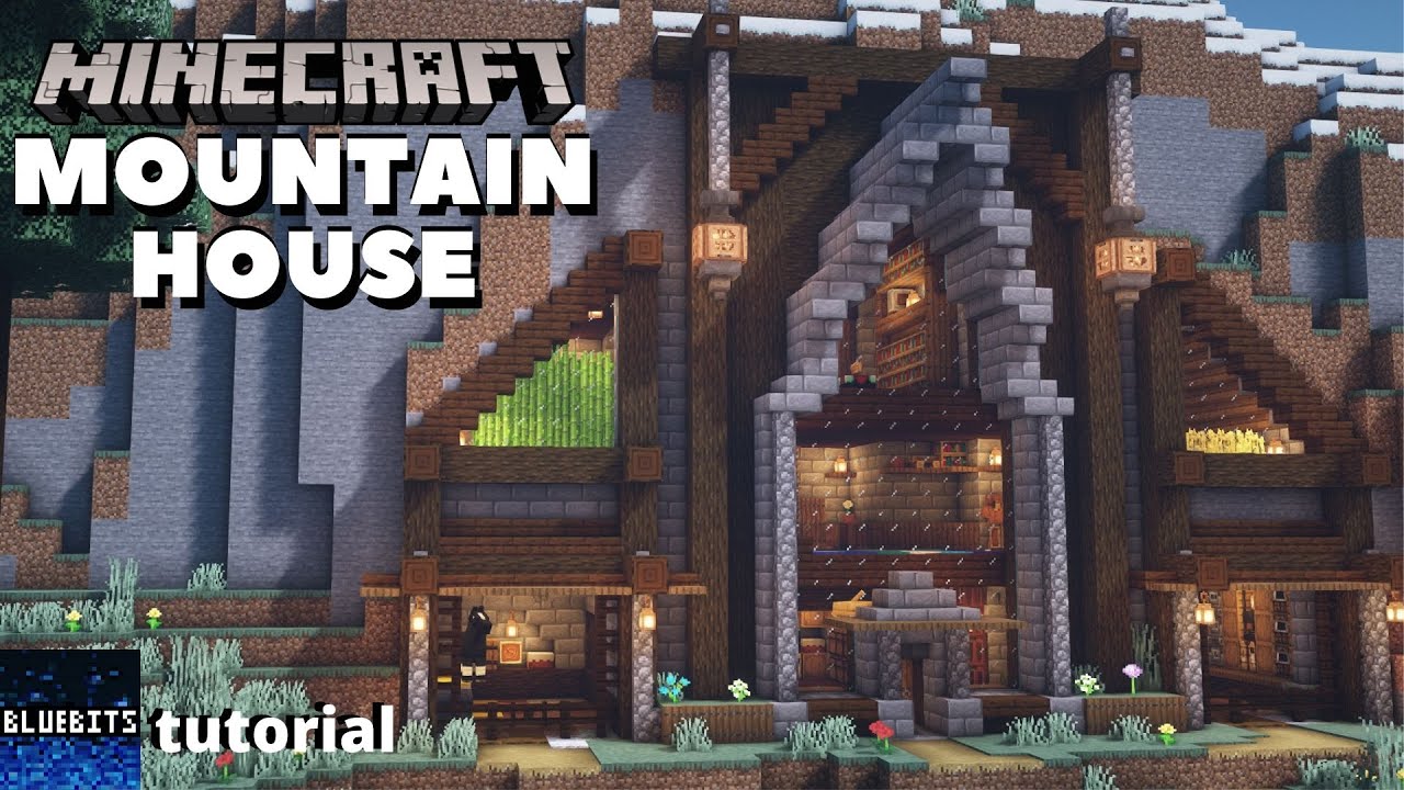 Mountain House/Casa na Montanha - Minecraft Tutorial #Minecraft