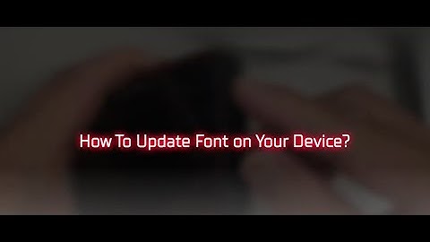 Tutorial - How To Update Font of 8000GT | 8000GTのフォント更新方法 | 8000GT字檔更新方法