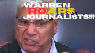 Referendum DEFEATED! Warren ROARS At Journalists!!!