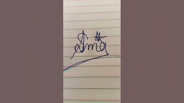 Asma name signature#shortsfeed#trending#cute#bts