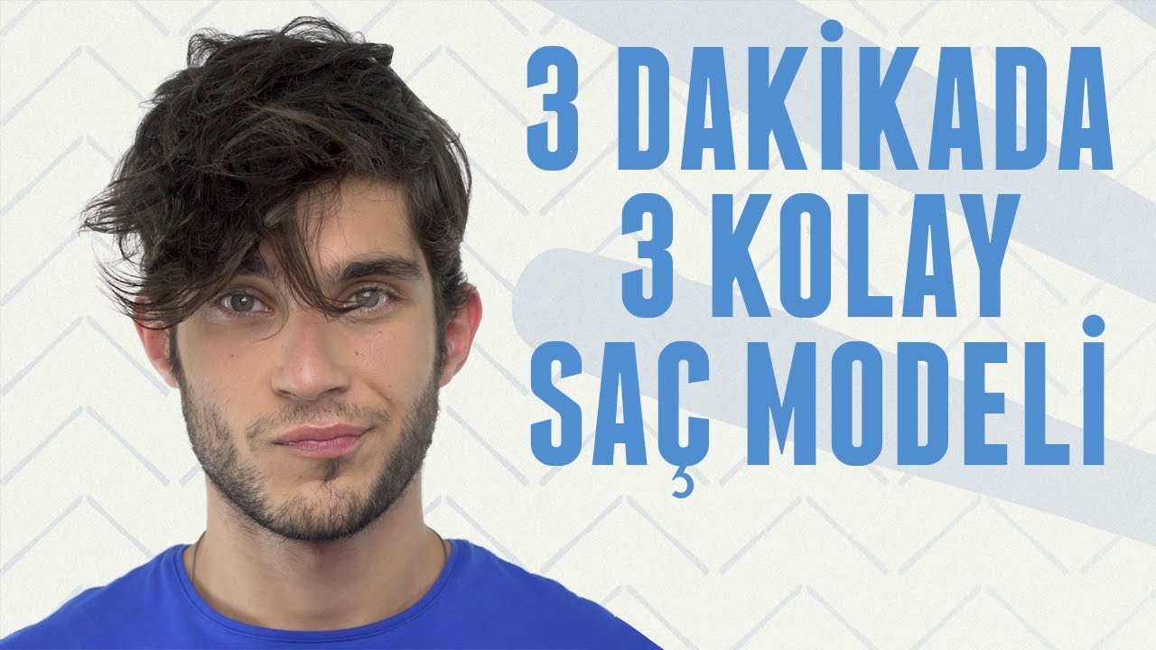 3 Dakikada 3 Kolay Erkek Sac Modelleri Erkek Kafasi Youtube