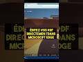Comment Éditer des Fichiers PDF Gratuitement avec Microsoft Edge !
