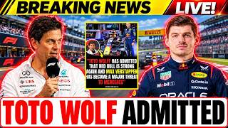 Toto Wolff's SHOCKING Message About Max Verstappen!