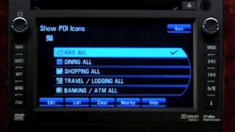 How to: Navigation Basics (Silverado, Avalanche, Tahoe and Suburban)