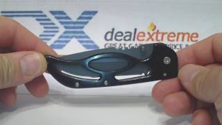 review of dealextreme yc flip knife sku#33853.AVI