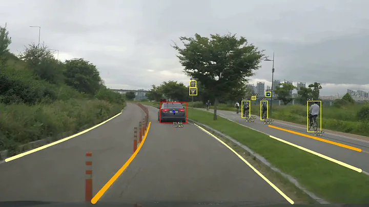 Improved and Efficient Inter vehicle Distance Estimation using Road Gradients of Ego and Target Vehi