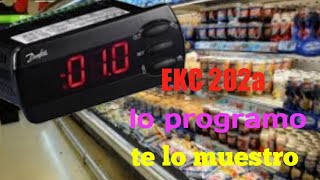 Danfoss EKC202A PROGRAMMING