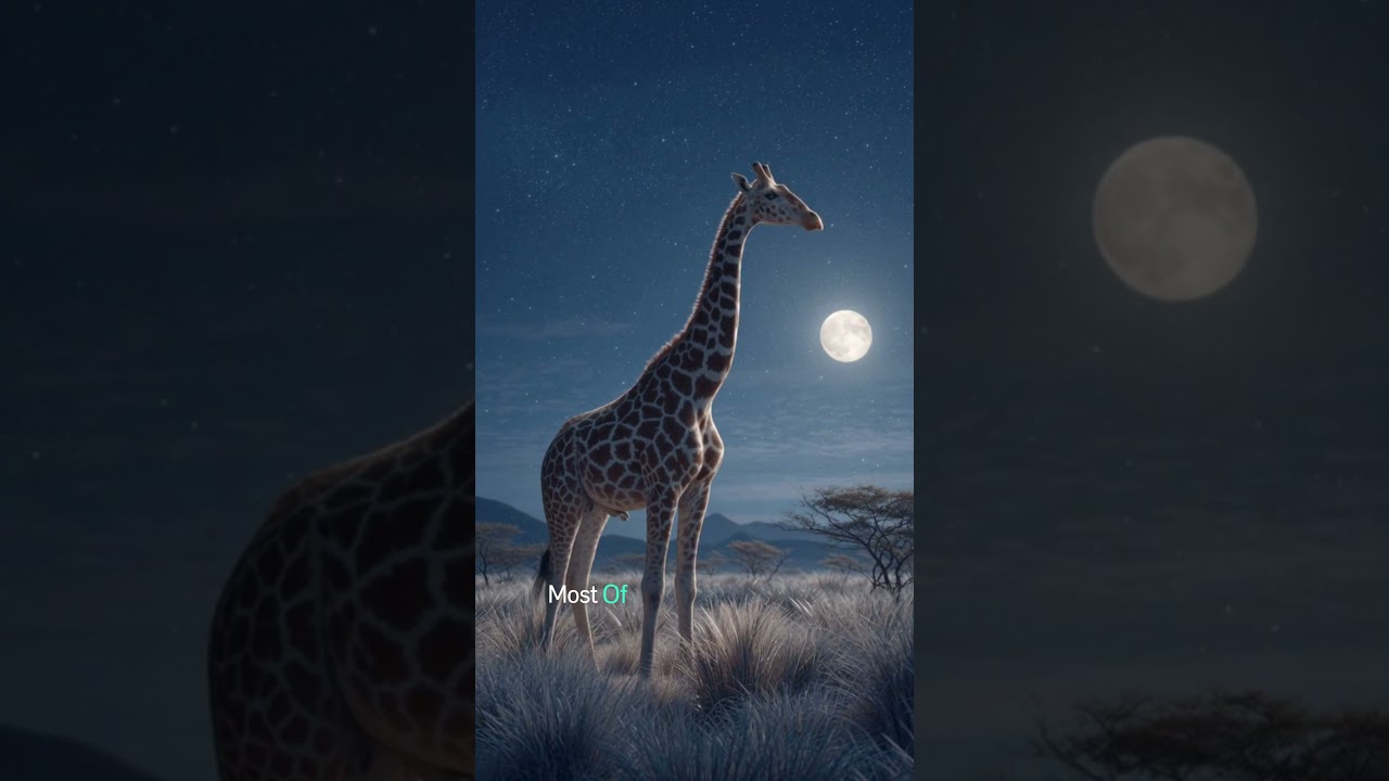 Giraffes Sleep Less Than 2 Hours a Day 😲🦒 | Animal Facts 