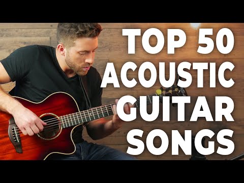 50 SONGS IN 15 MINUTES (Acoustic Guitar) | Ranked by difficulty