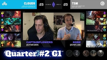 Cloud 9 vs TSM - Game 1 | Quarter Finals LCS Lock In 2021 | C9 vs TSM G1
