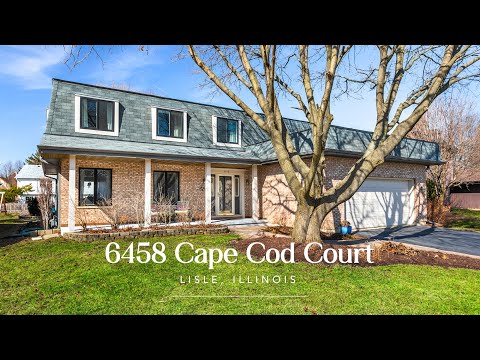 6458 Cape Cod Ct, Lisle, IL home video tour