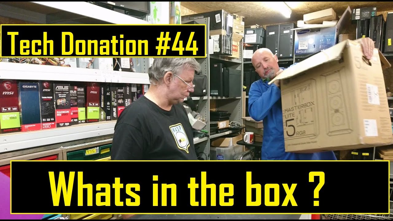 Tech Donation #44. What's arrived in the workshop this week ? Scrapstore, Swindon.