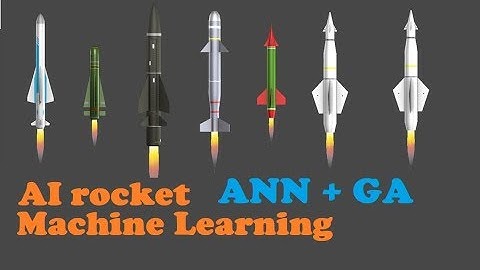 Machine Learning Rocket - Genetic Algorithm -  AI Gaming +Processing