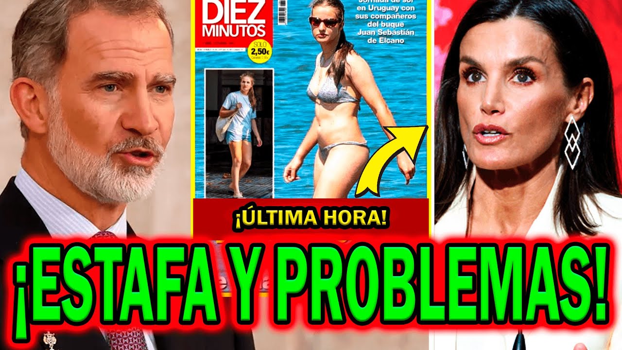 💥ESTAFA CON IMÁGENES DE PRINCESA LEONOR EN BIKINI Y ALERTA DE MIGUEL TEMPRANO POR LETIZIA ORTIZ