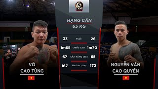 Cao Tùng vs. Cao Quyền | Kịch tính từng cú đánh, sát nút điểm chiến thắng