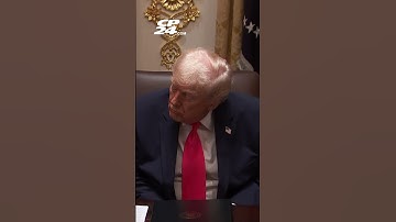 The moment Trump appears to doze off during cabinet meeting