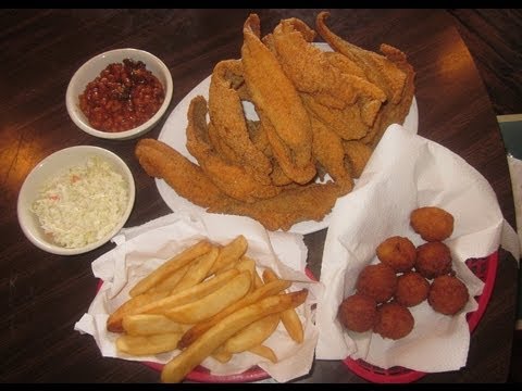 fish challenges of living in water 20 PIECE CATFISH DINNER EATING CHALLENGE!!