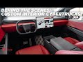 Customizing Cybertruck Interiors - Full Bespoke Reupholstered Leather Seats, Doors, Dash and More!