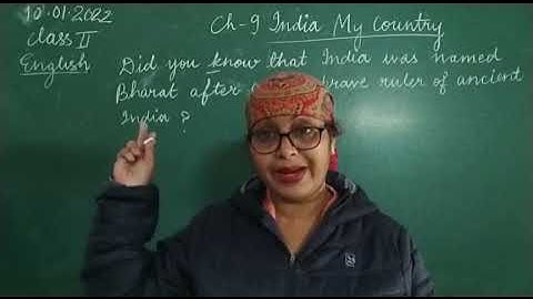 Class II English 10 01 2022 by Mrs Vandana Singh Ch 9