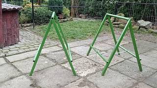 Kobyłki warsztatowe składane , kozły robocze / Steel SawHorses