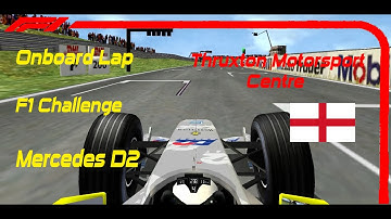 Mercedes D2 - Onboard Lap - Thruxton Motorsport Centre - F1 Challenge