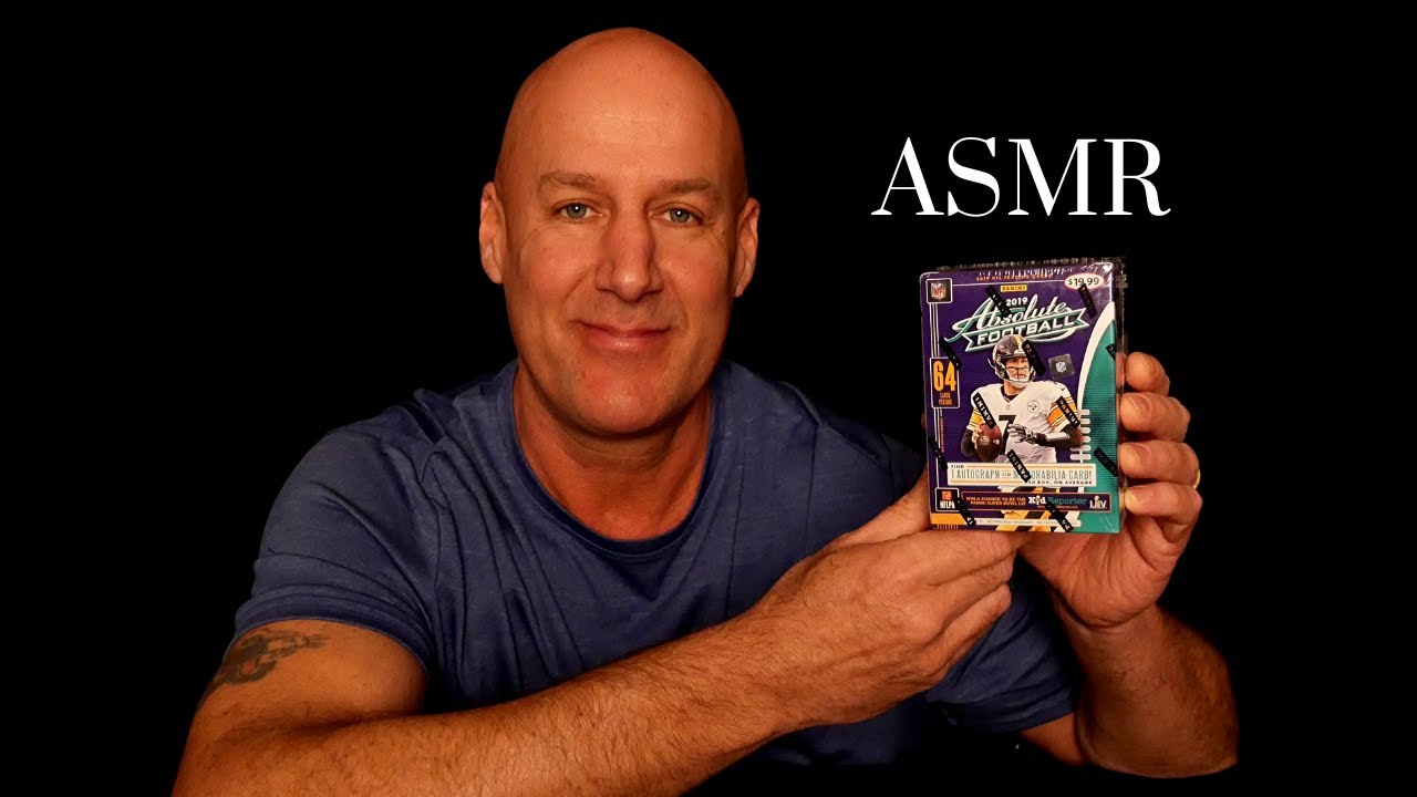 ASMR: AMAZING PULL!!~2019 NFL FOOTBALL CARDS AND BUBBLE GUM~SOFT SPOKEN